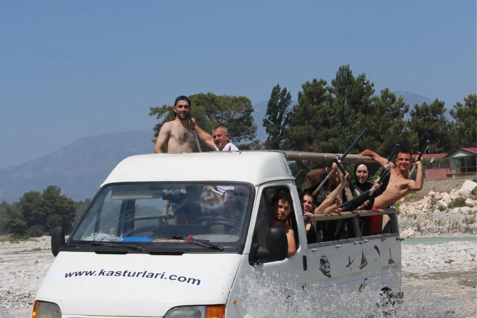 saklıkent canyon van safari tour at kaş